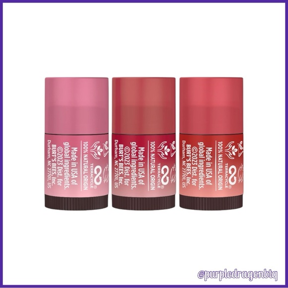 BURT’S BEES MINI TINTED LIP BALM SAMPLER NWT - Picture 4 of 4